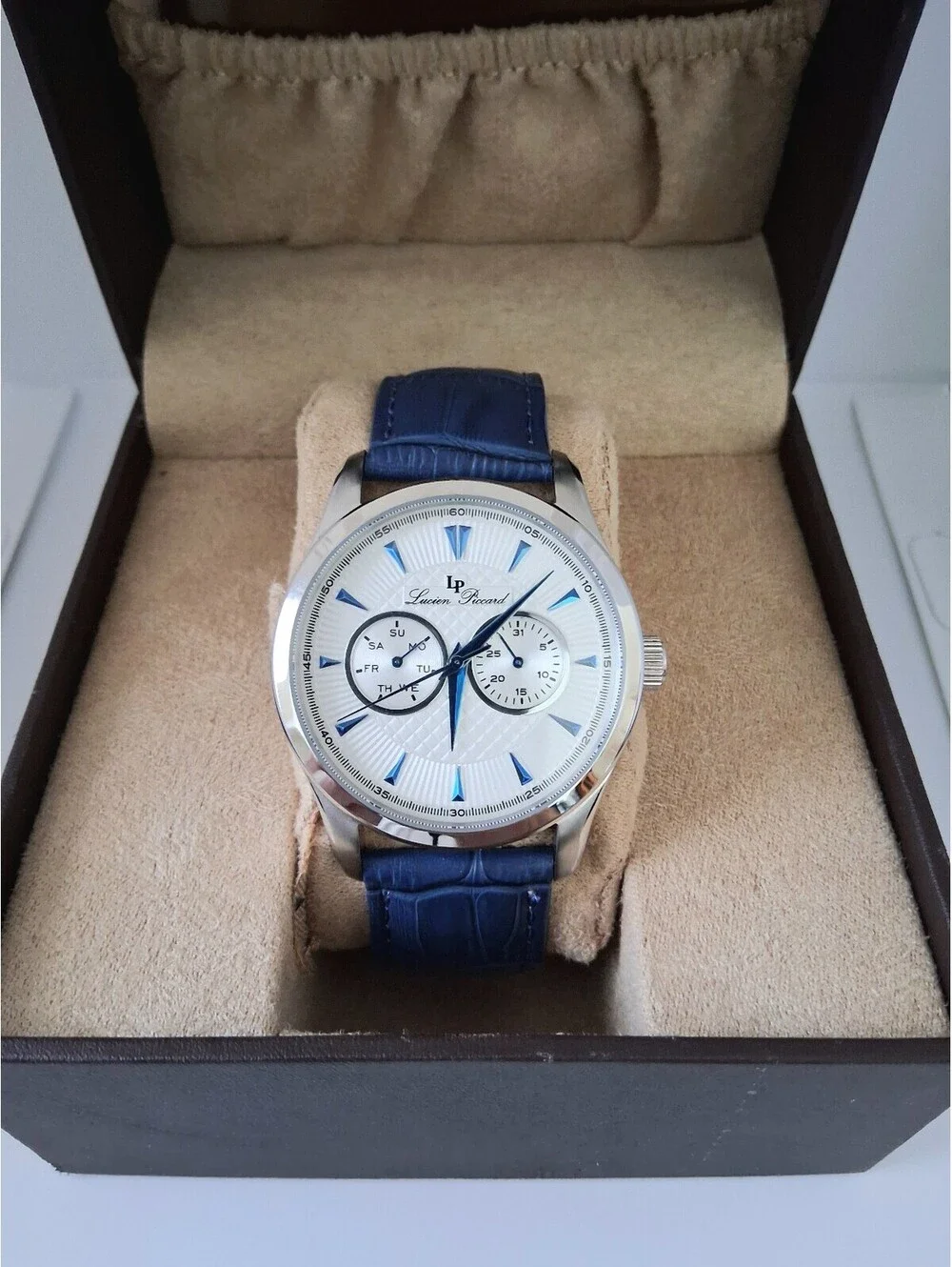 Lucien Piccard‎ Stear LP-12671 Leather Watch IN BOX